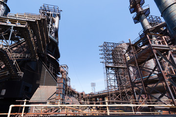 Abandoned steel plant Old Bethlehem Steel Plant in Bethlehem, Pennsylvania