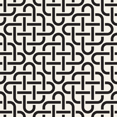 Vector seamless pattern. Modern stylish abstract texture. Repeating geometric tiles