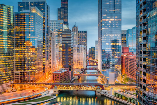 Chicago, Illinois, USA Cityscape