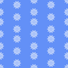 Snow Flakes Seamless. Winter Christmas Decorative Texture
