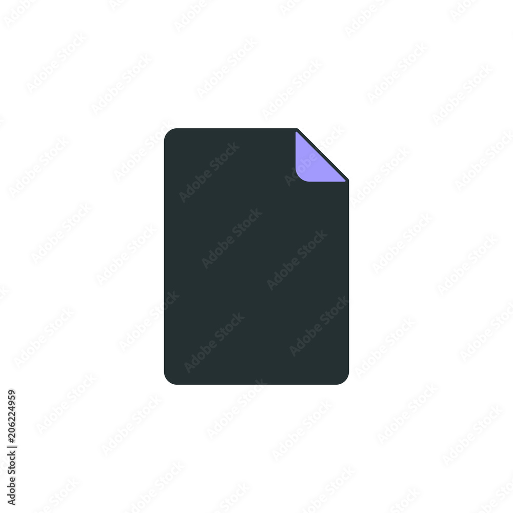 Aufkleber paper icon. element of web icon with one color for mobile concept and web apps. isolated paper icon 
