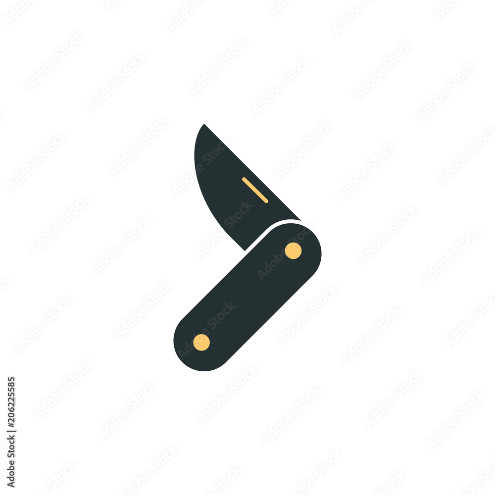 Poster jackknife icon. element of web icon with one color for mobile concept and web apps. isolated jackkni