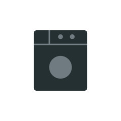washing machine icon. Element of web icon with one color for mobile concept and web apps. Isolated washing machine icon can be used for web and mobile