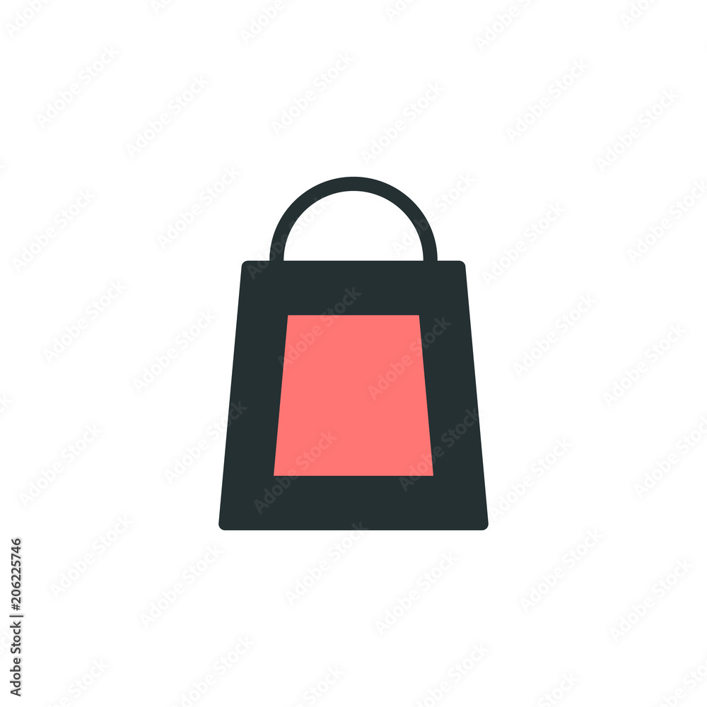 Poster store bag icon. element of web icon with one color for mobile concept and web apps. isolated store b