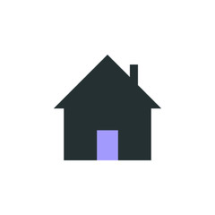 Fototapeta premium house icon. Element of web icon with one color for mobile concept and web apps. Isolated house icon can be used for web and mobile