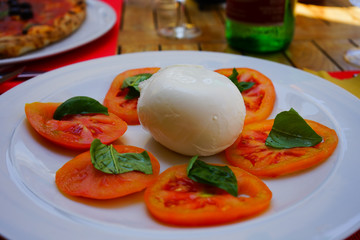 Essen italienisch - Tomate Mozzarella