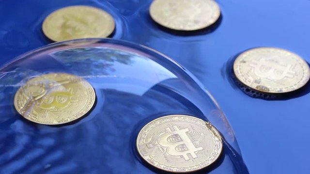 Bitcoin Price Falls. Bitcoin bubble just about to burst