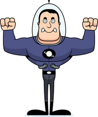 Cartoon Angry Spaceman © corythoman