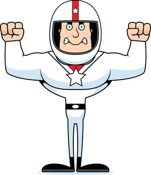 recommend clip art: Cartoon Angry Race Car Driver