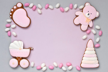 Greeting card for baby celebrations