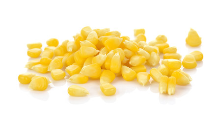 Maize (con)isolated on white background