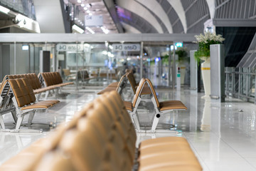 Empty Gate at airport