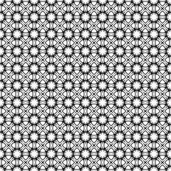 Black and white pattern in minimalist style Modern flat design for printing on fabric, textile, wrapper, paper Seamless background