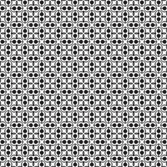 Black and white pattern in minimalist style Modern flat design for printing on fabric, textile, wrapper, paper Seamless background