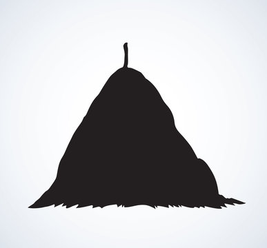 recommend clip art: Haystack. Vector drawing