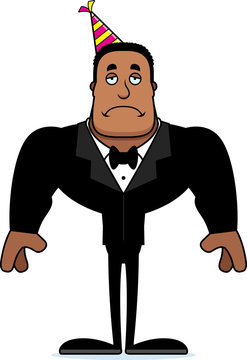 recommend clip art: Cartoon Sad Partygoer