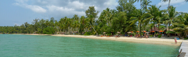 Beautiful tropical beach at Koh Kood island in Thailand