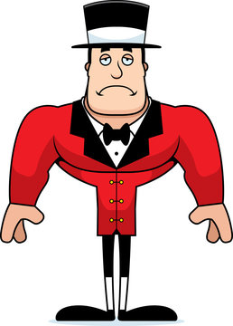 recommend clip art: Cartoon Sad Ringmaster