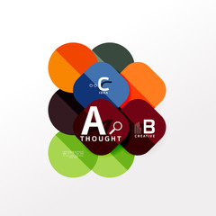 Infographic option banner