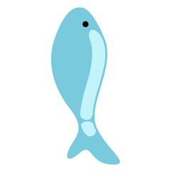Isolated fish icon
