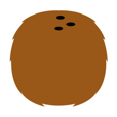 Isolated coconut icon