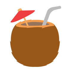 Coconut cocktail icon