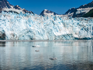 Fototapeta premium Cruise to Columbia Glacier in summer, Prince William Sound, Alaska, US America