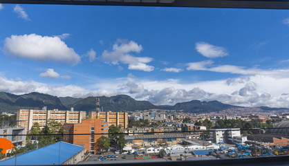 Vista panorámica de Bogotá
