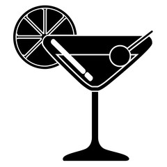 Isolated cocktail icon