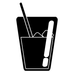 Isolated cocktail icon