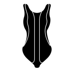 Isolated woman swimsuit icon
