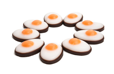 candy egg isolated