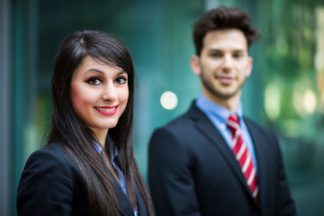 Business partners outdoor