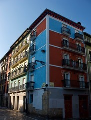 Obraz premium Rue colorée Pampelune