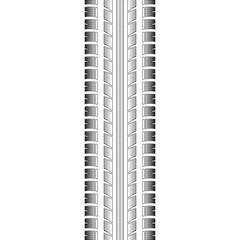 Tire track with lines blend