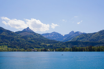 Lake Wolfgangsee in Austria
