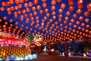 Tuinposter Chinese lantern festival. © skiving