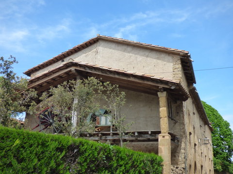 Hostalets de Bas, pueblo de La Garrocha que forma parte del municipio de Vall de Bas en la provincia de Gerona (Cataluña,España)