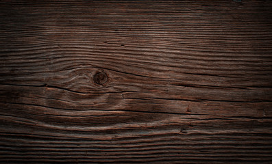 Fototapeta premium Dark brown old wooden background