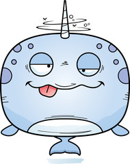 Drunk Cartoon Narwhal © corythoman