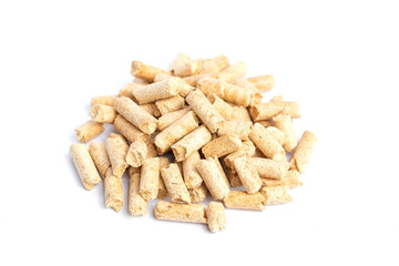Toilet filler for cats on a white background is a slide