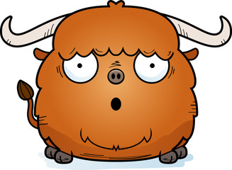 Surprised Cartoon Yak
