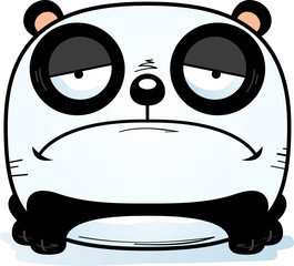 Cartoon Sad Panda Cub