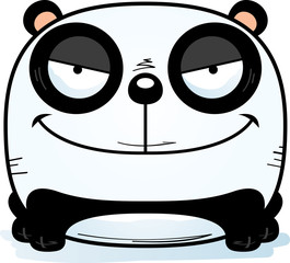 Cartoon Sly Panda Cub