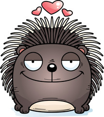 Cartoon Porcupine Love