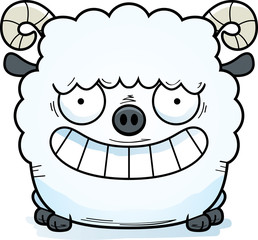 Happy Cartoon Ram