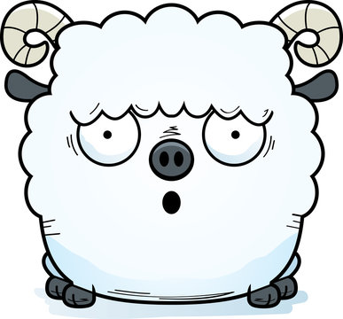recommend clip art: Surprised Cartoon Ram