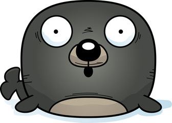 Surprised Cartoon Seal