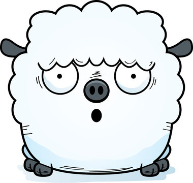 recommend clip art: Surprised Little Lamb
