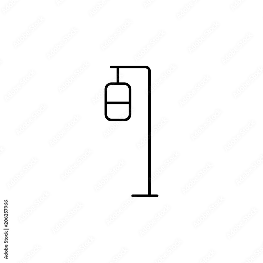 Poster dropper line icon. element of simple medicine icon for mobile concept and web apps. thin line droppe